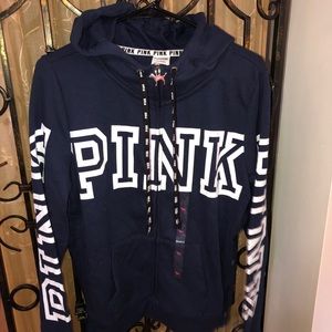 Victoria’s Secret pink full zip sweatshirt
